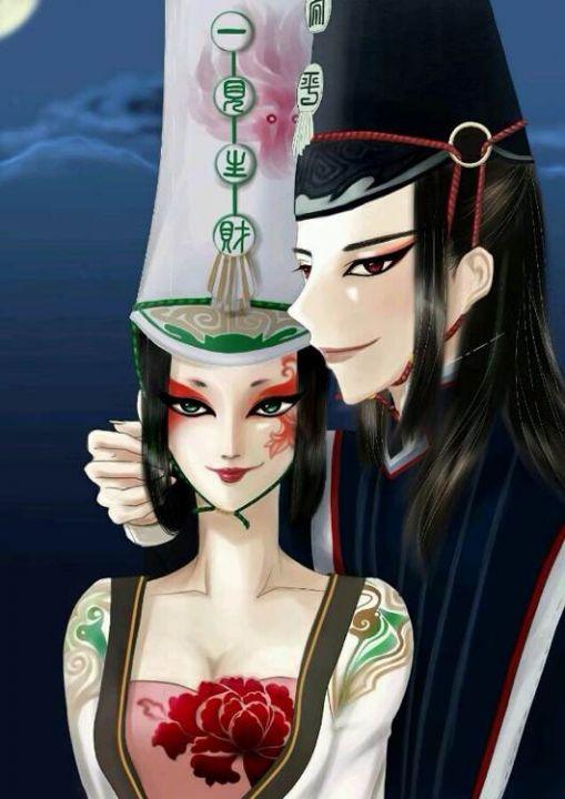 画江湖黑白无常图片,画江湖中的神秘使者